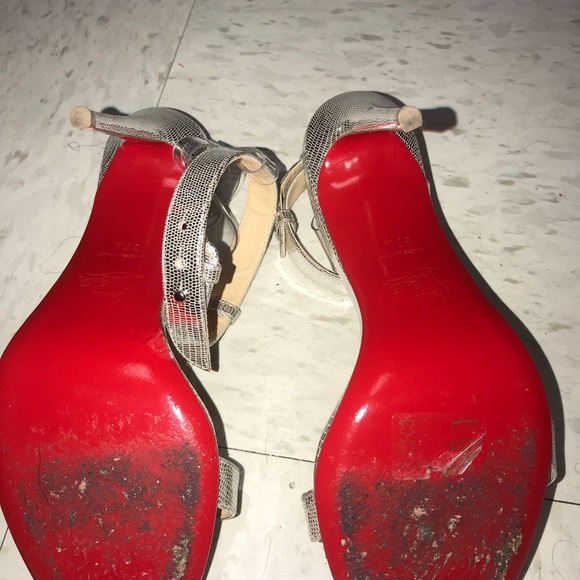 Jonatina Embossed Red Sole Sandal (SOLD) - Picture 3 of 4